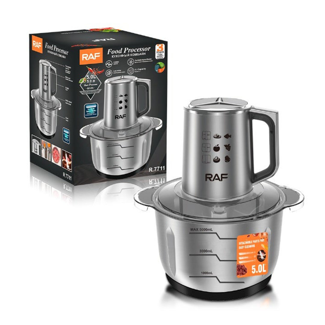 كبة ستانلس ستيل من راف - 5 لتر - فضي - R.7711