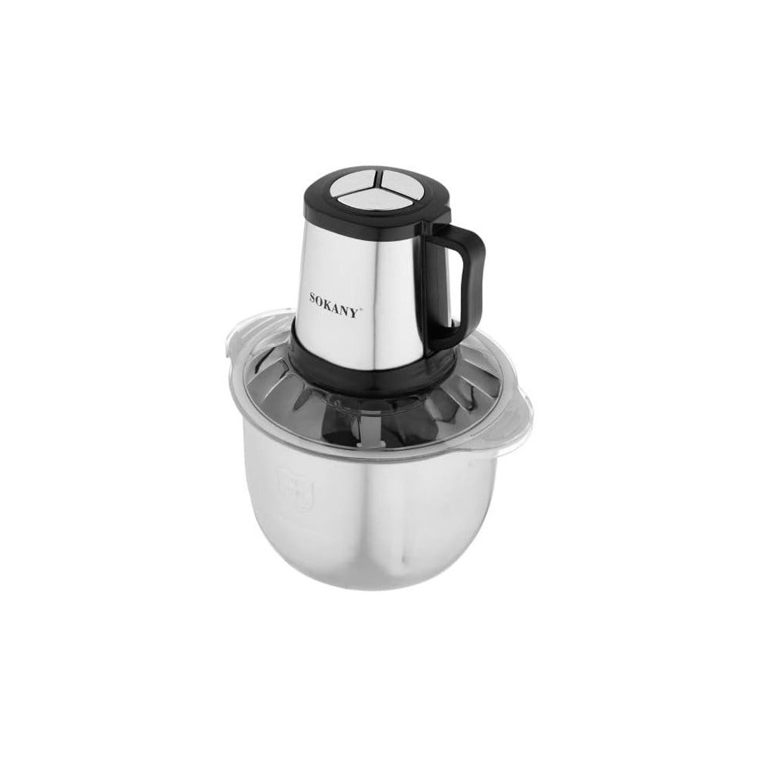 كبة سوكاني SK-7015N ستانلس ستيل 800 وات - 5 لتر - أسود* فضي