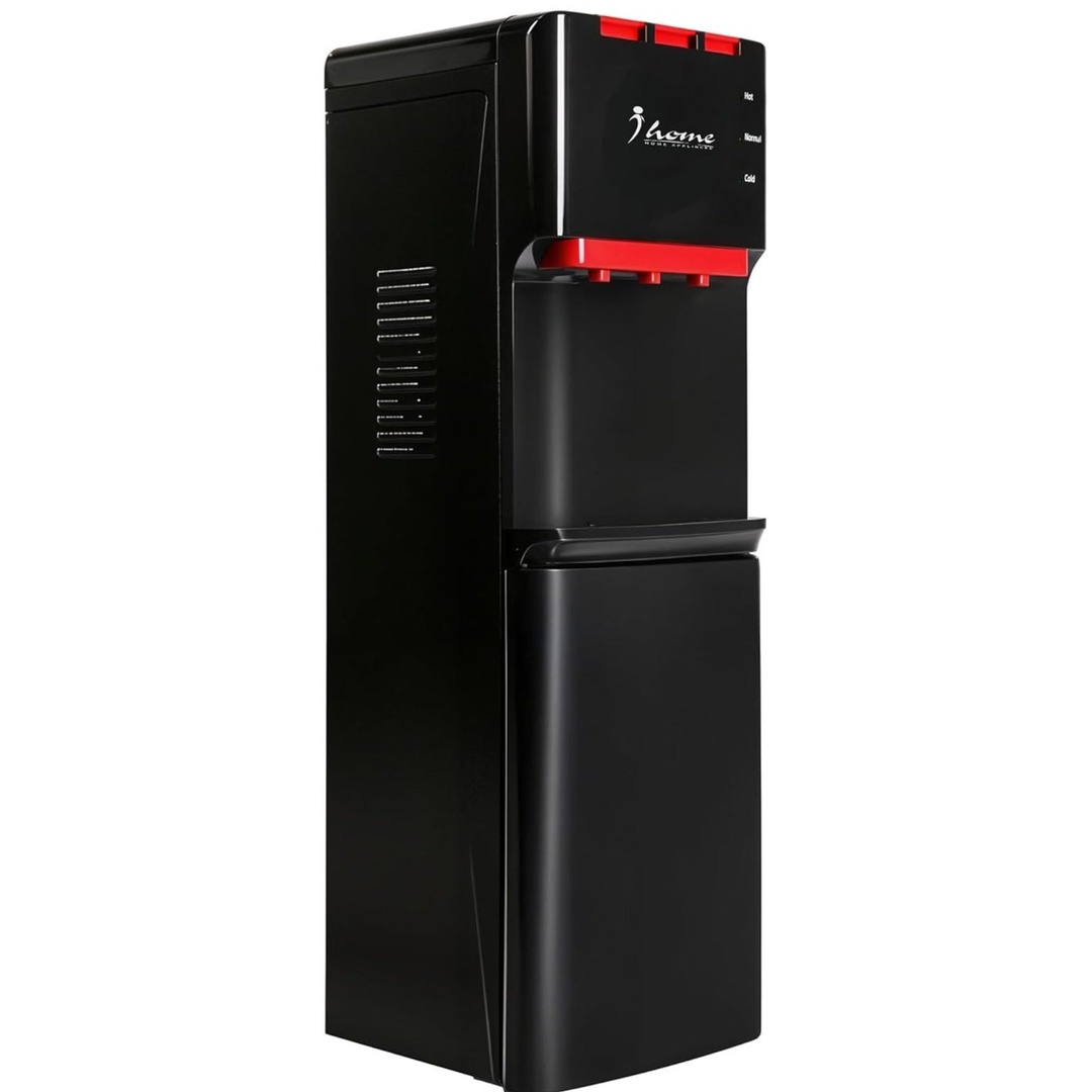مبرد مياه اي هوم KI777 - 3 حنفية - بارد / ساخن / فاتر - بثلاجة وفريزر سفلي