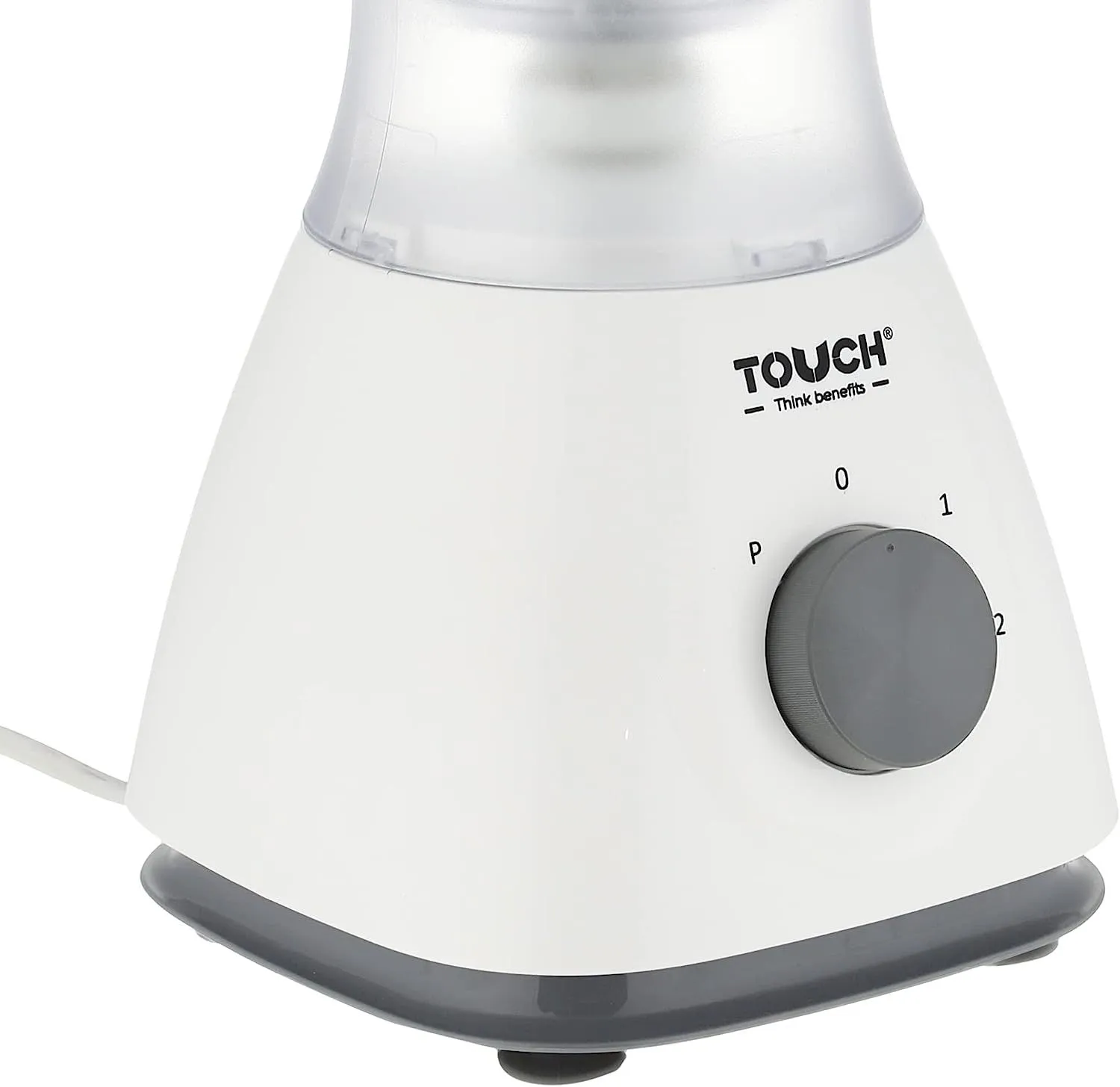 خلاط طعام مع مطحنتين إنسباير تاتش الزنوكي - 1.5 لتر - أبيض - 40550