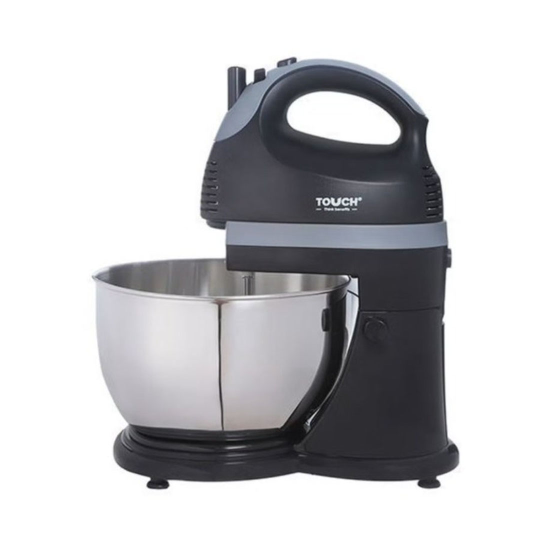 عجان ومضرب بيض تاتش الزنوكي - 4 لتر - أسود - 40509