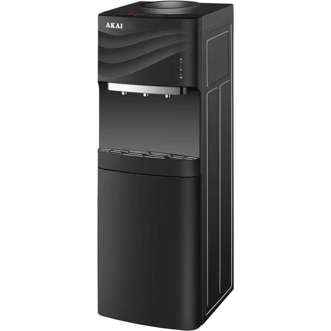 مبرد مياه اكاي AK-WD3 - 3 حنفية - بارد / فاتر / ساخن - أسود