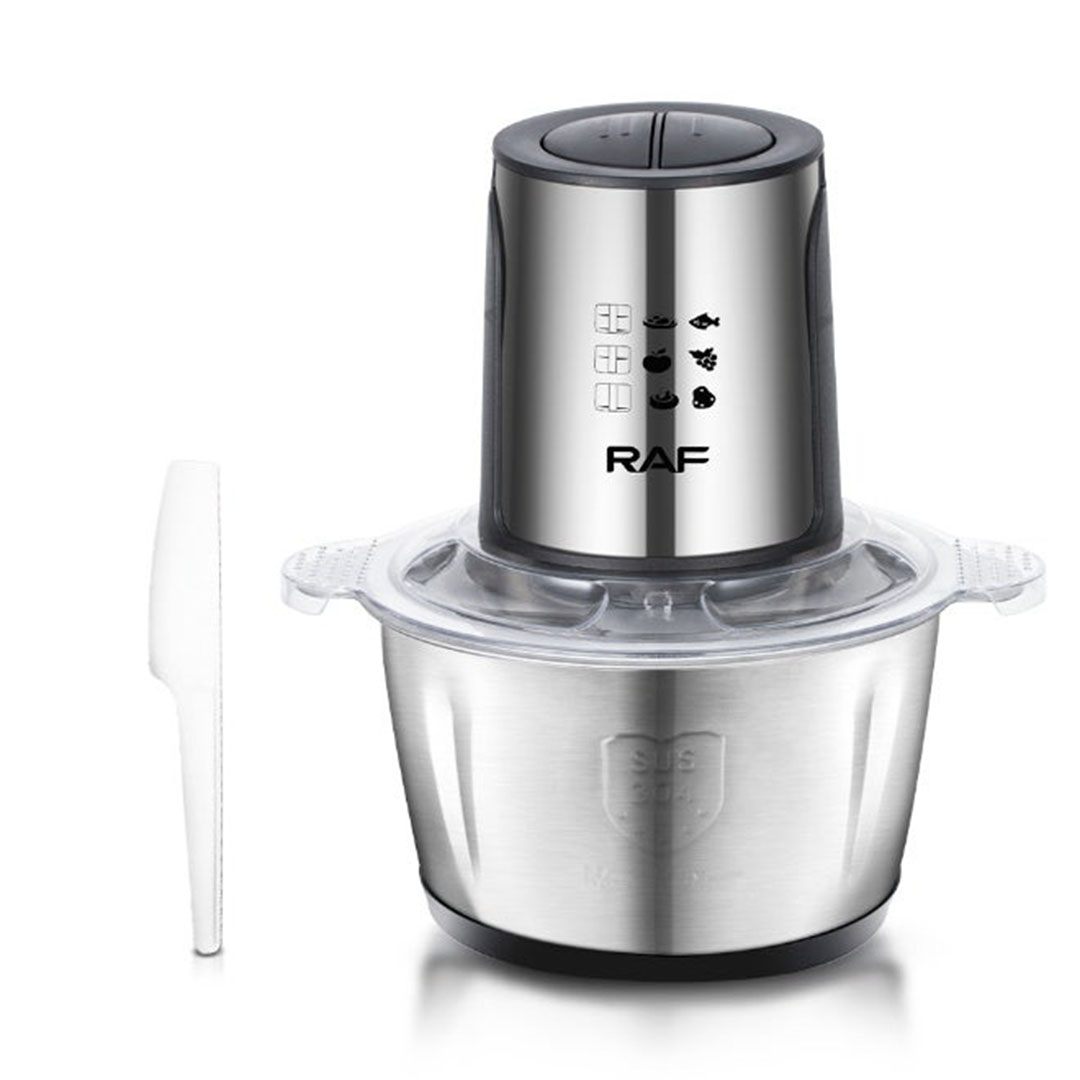 كبة كهربائية ستانلس ستيل من راف - 2 لتر - فضي - R.7019