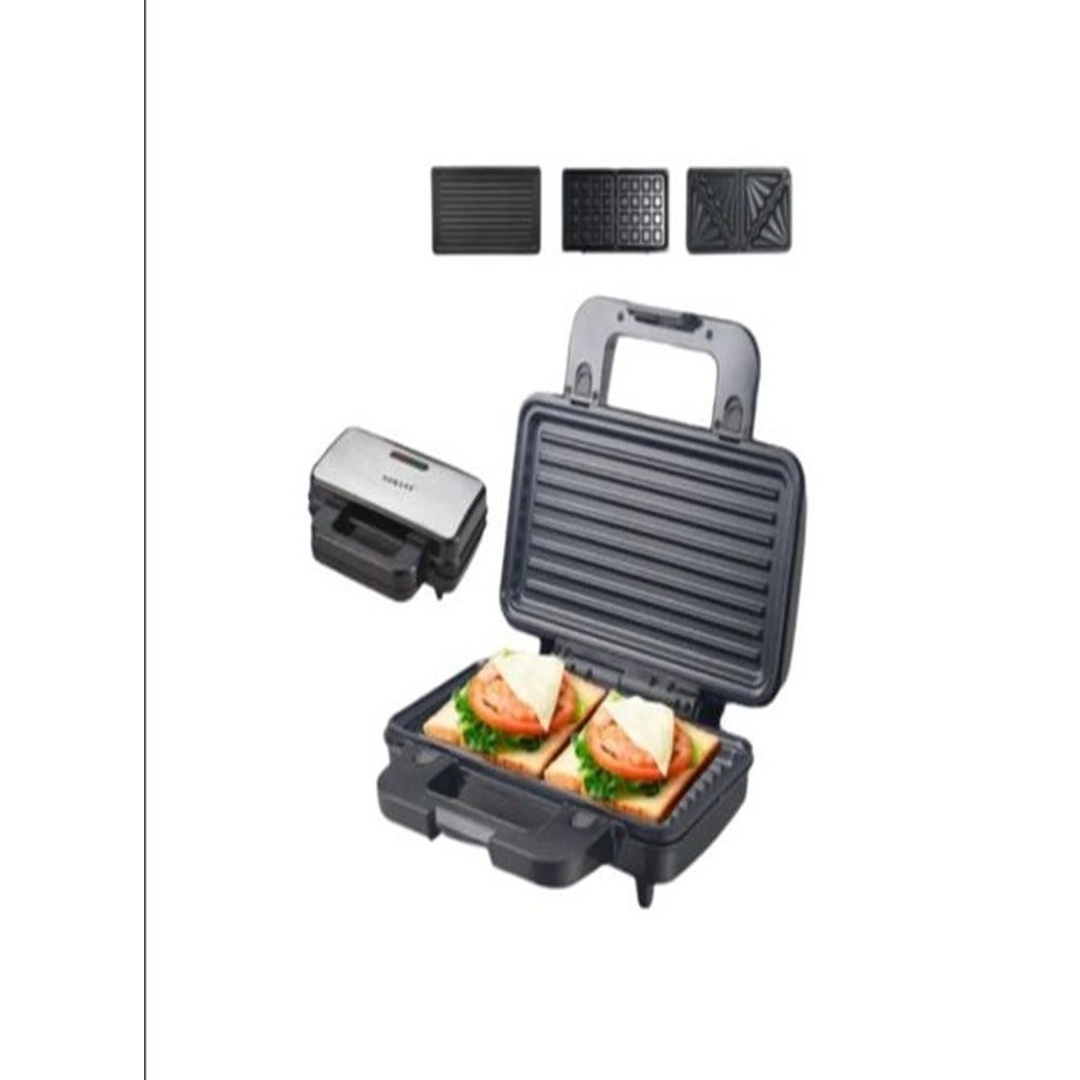 ساندويتش ميكر سوكاني SK-BBQ-835 - 3*1 - اسود