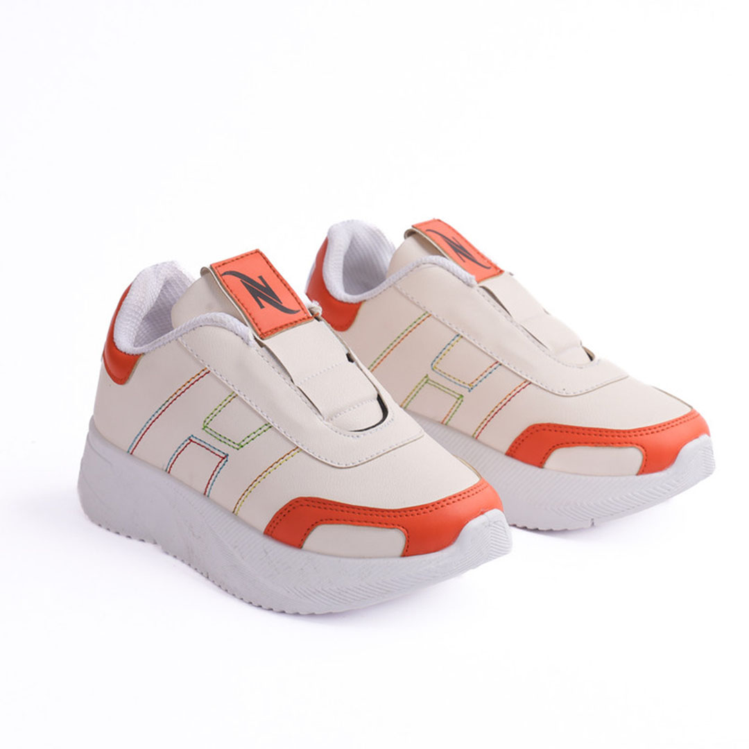 White/Orange