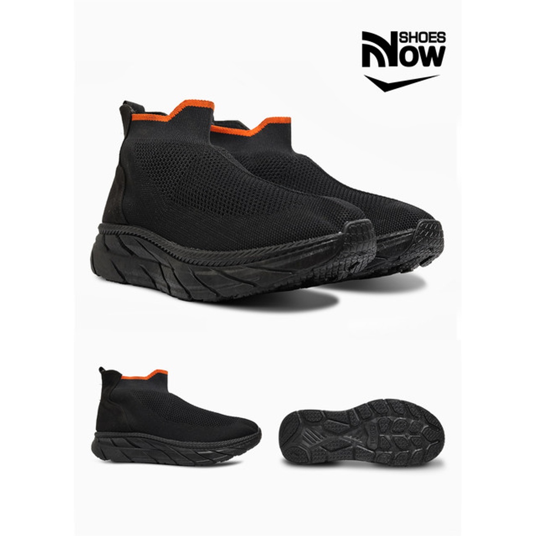 جزمة هاف رجالي قماش بعل عالي