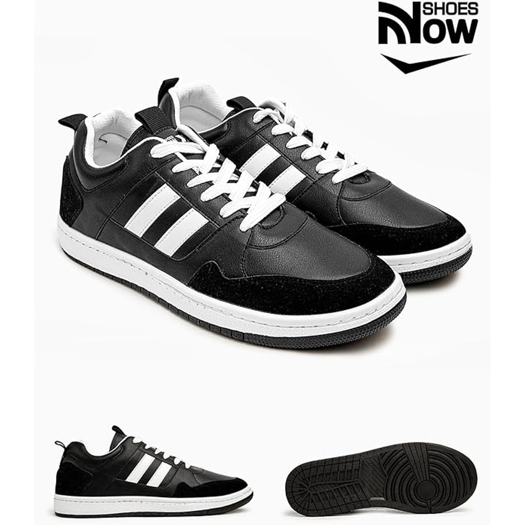 جزمة بخطين رجالي كاجوال جلد