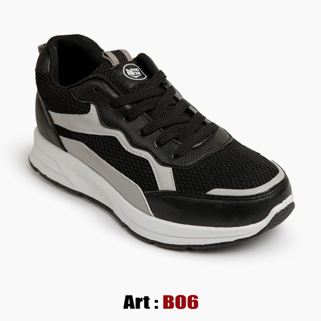 سنيكرز رجالي كاجوال جلد مع شمواه BO6