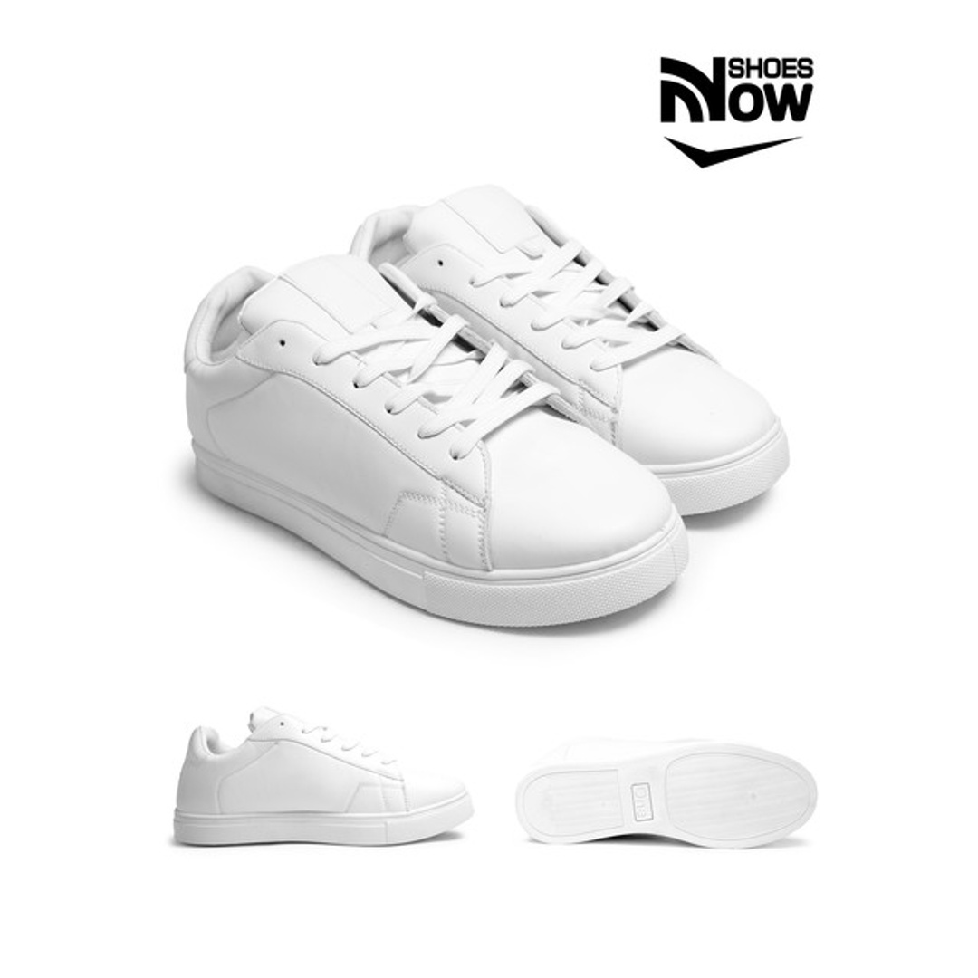 سنيكرز كاجوال رجالي جلد سادة