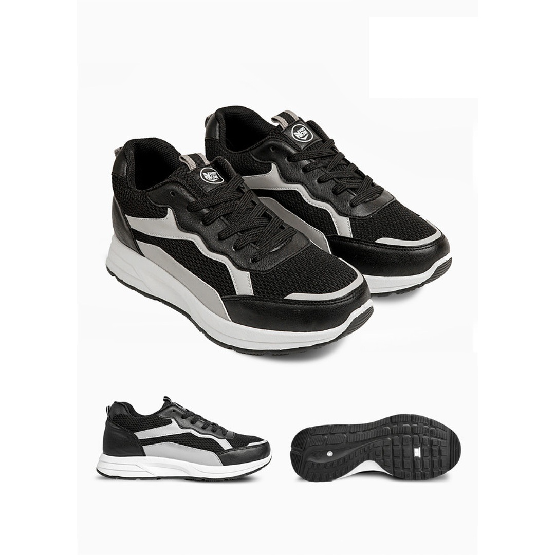 سنيكرز رجالي كاجوال جلد مع شمواه BO6