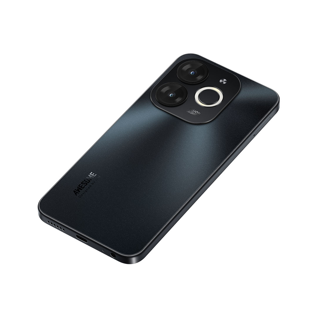 موبايل أيتل A90 - 4+8 / 256 - شريحتين - 4G - أسود