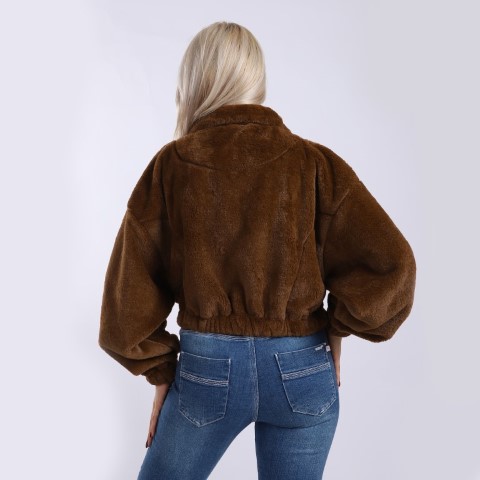 سويت شيرت فرو قصير - جملي