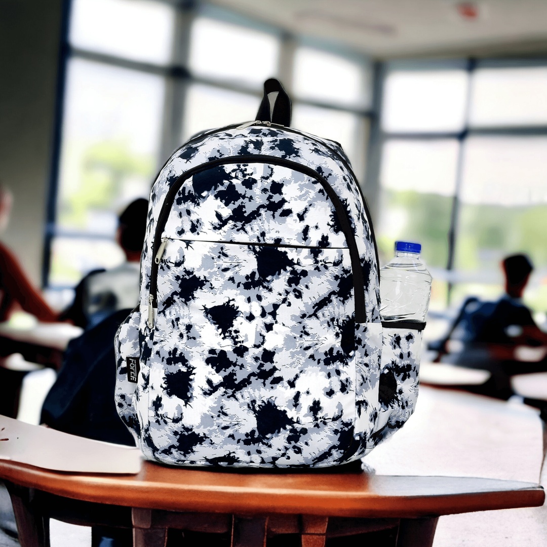 حقيبة الظهر اليومية للجنسين - اسود تاي داي