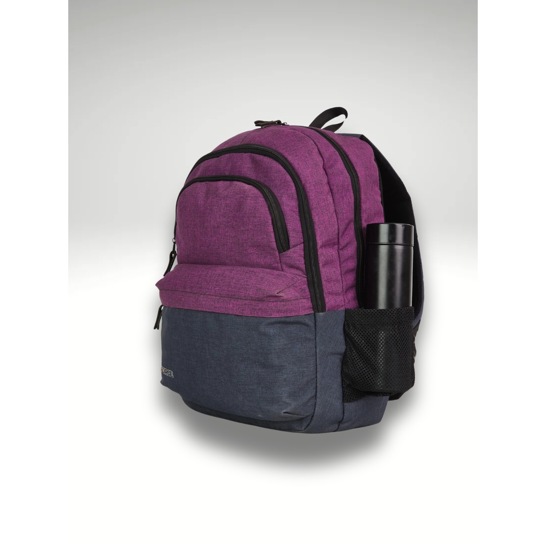 حقيبة مدرسة بسوست خارجية - كتان