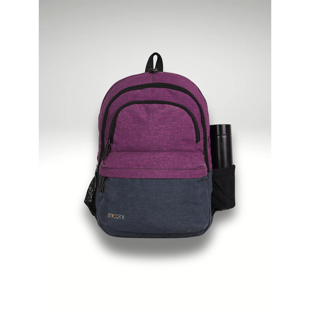 حقيبة مدرسة بسوست خارجية - كتان