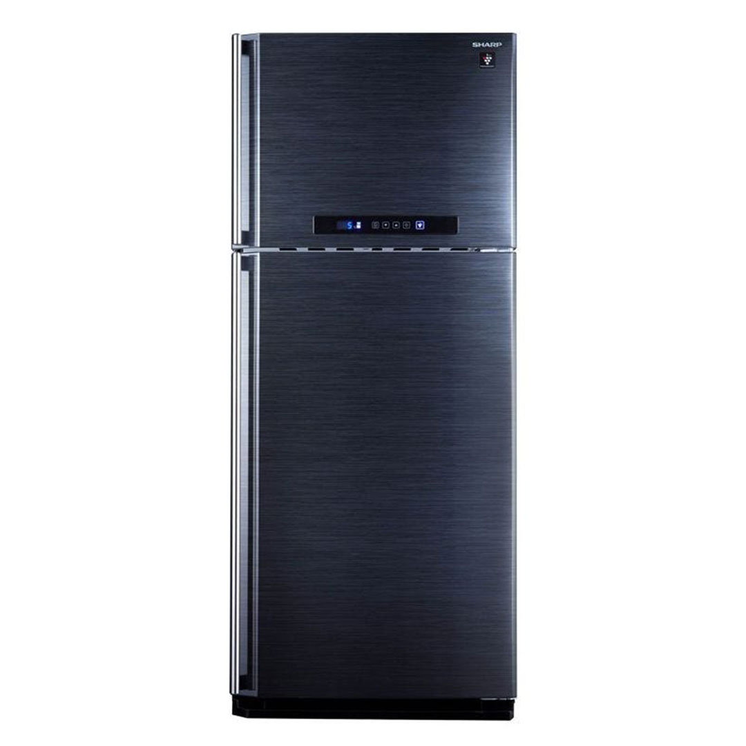 ثلاجة شارب - رقمية - 384 لتر - أسود - SJ-PC48A-BK