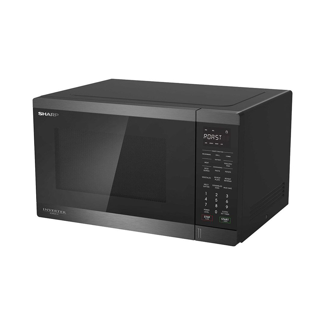 ميكروويف شارب R-77AT-ST بشواية 34 لتر 1100 وات - فضي