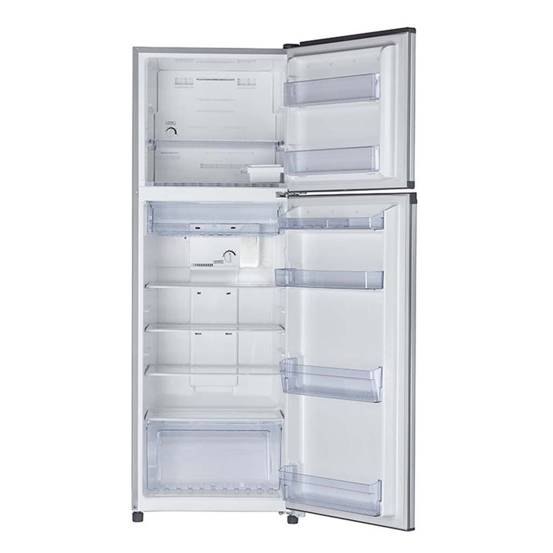 ثلاجة توشيبا - نوفروست - 350 لتر - سيلفر - يد دائرية - GR-EF37-J-S