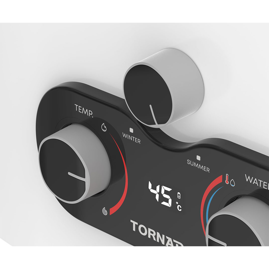 سخان مياه غاز تورنيدو - 6 لتر - أبيض - GHE-C06CTE-W