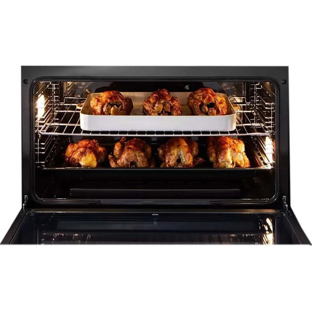 TF-15-SF - بوتاجاز غاز تكنو فاير - 80 سم - 5 شعلة - أسود ستانلس