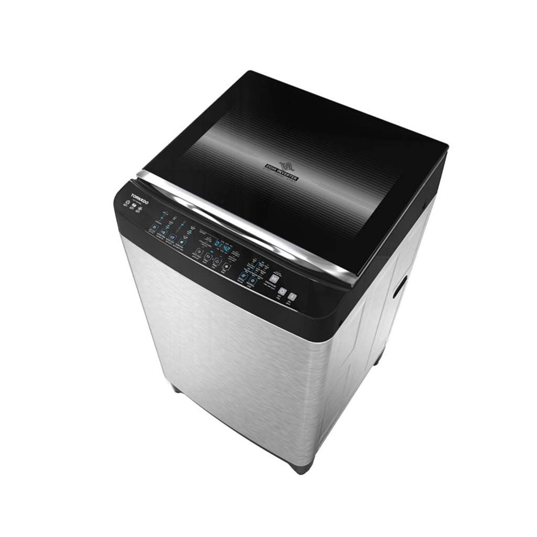 غسالة ملابس تورنيدو - 17 كجم - DDM انفرتر بطلمبة استانلس - TWT-TLD17RSC
