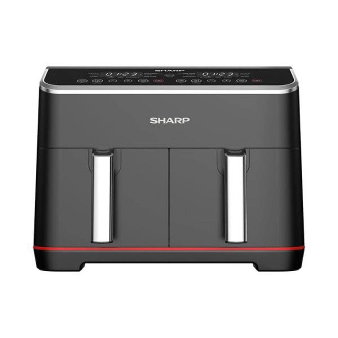 قلاية هوائية كينج - 8 لتر - 1800 وات - شاشة لمس - ستانلس ستيل - KF-DF80RT-EK2