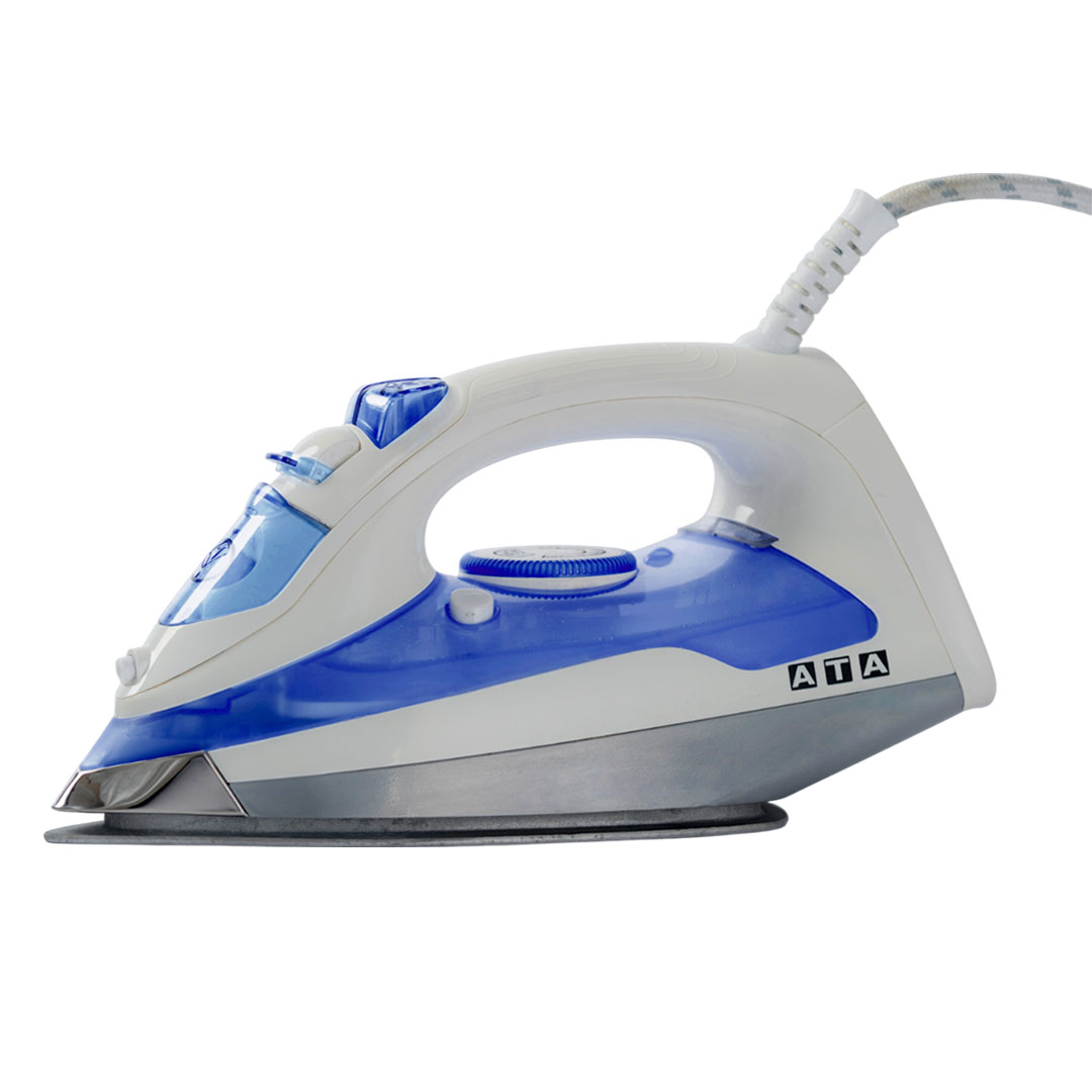 مكواة بخار ايه تي ايه - 2200 وات - 350 مل - ابيض وازرق