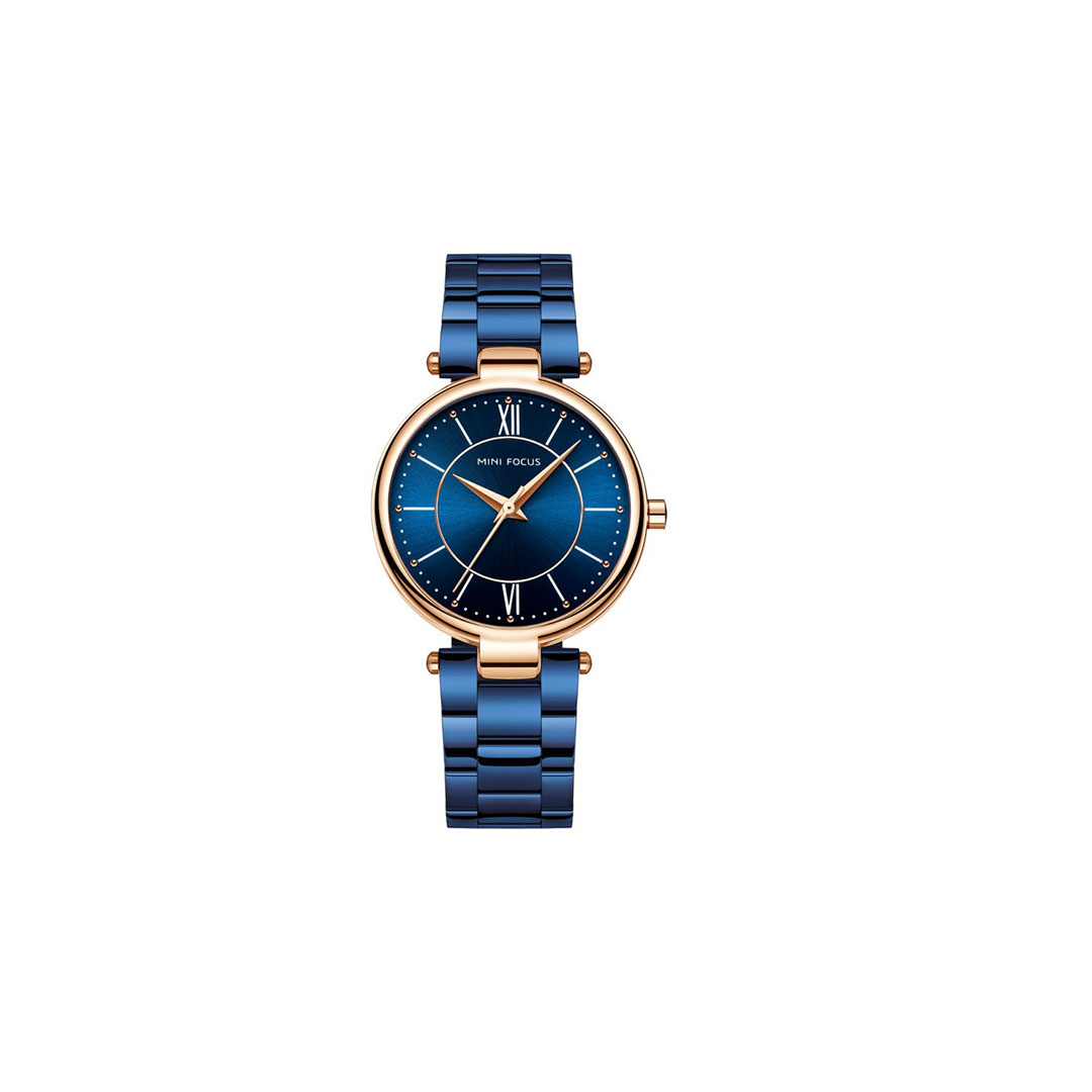 ساعة كاجوال أنالوج حريمي - أزرق - MF0189L