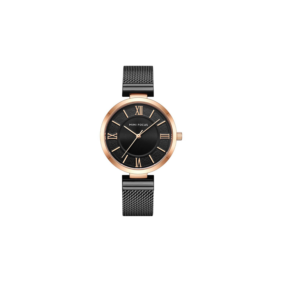 ساعة حريمي كوارتز - أسود - MF0272L