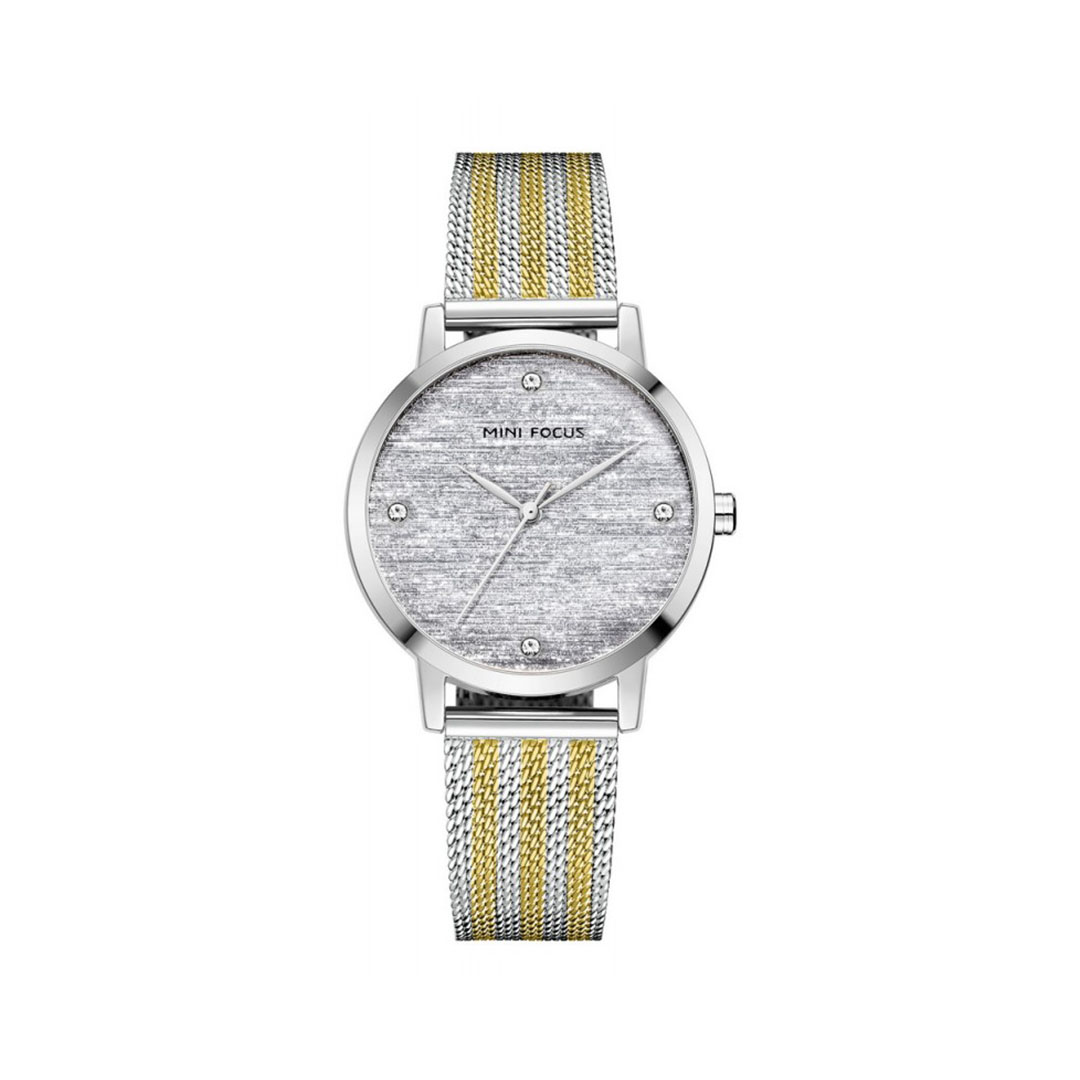 ساعة حريمي كوارتز - فضي/ذهبي - MF0329L