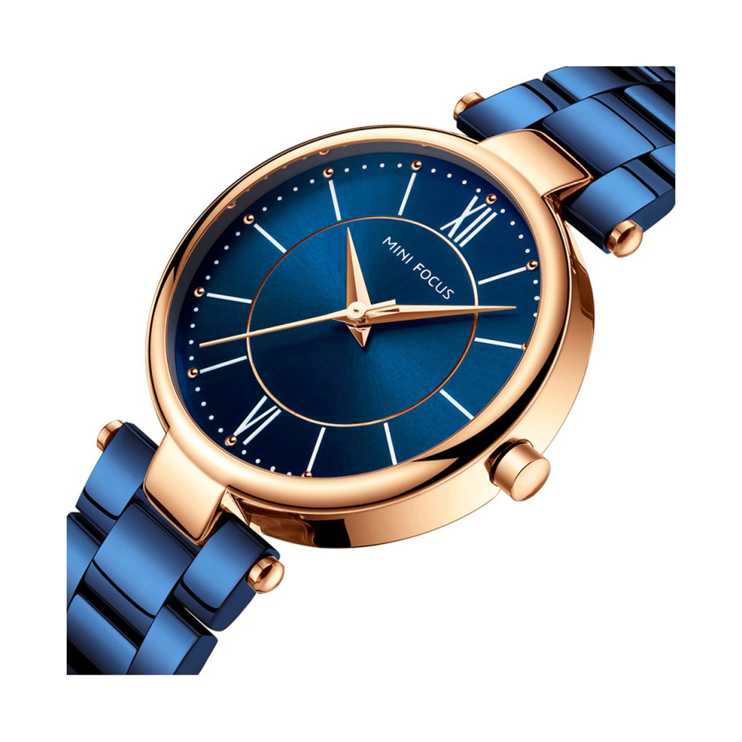 ساعة كاجوال أنالوج حريمي - أزرق - MF0189L