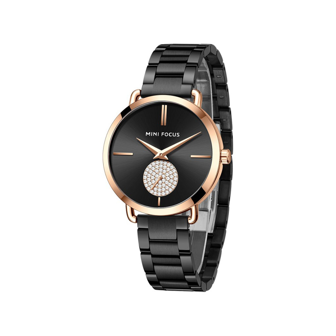 ساعة حريمي كوارتز - أسود - MF0222L