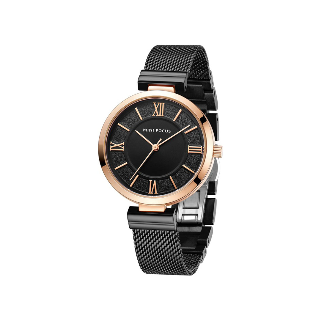 ساعة حريمي كوارتز - أسود - MF0272L