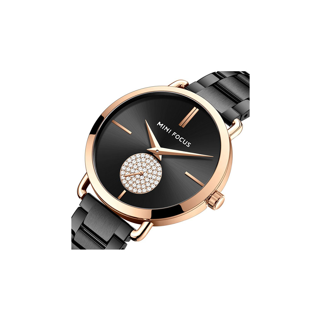 ساعة حريمي كوارتز - أسود - MF0222L