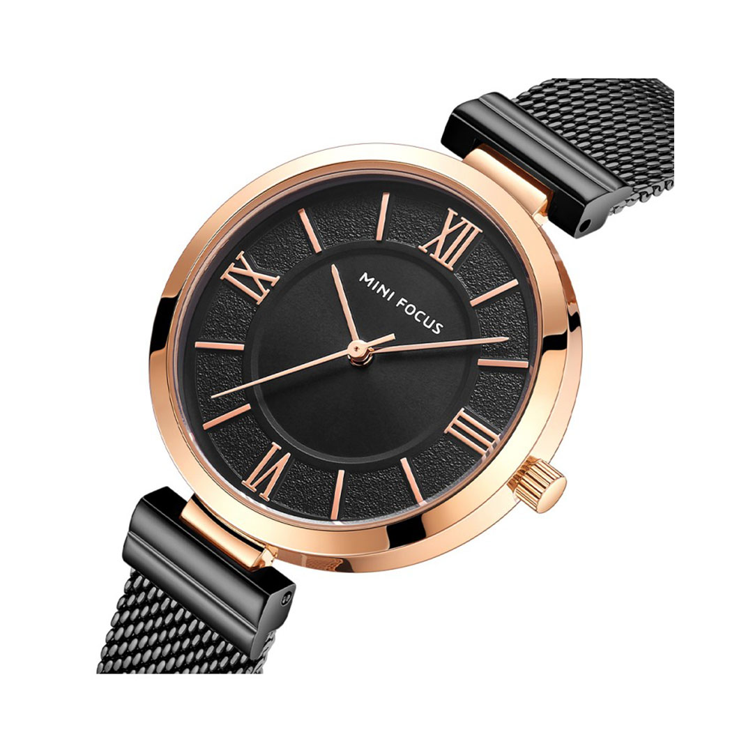 ساعة حريمي كوارتز - أسود - MF0272L