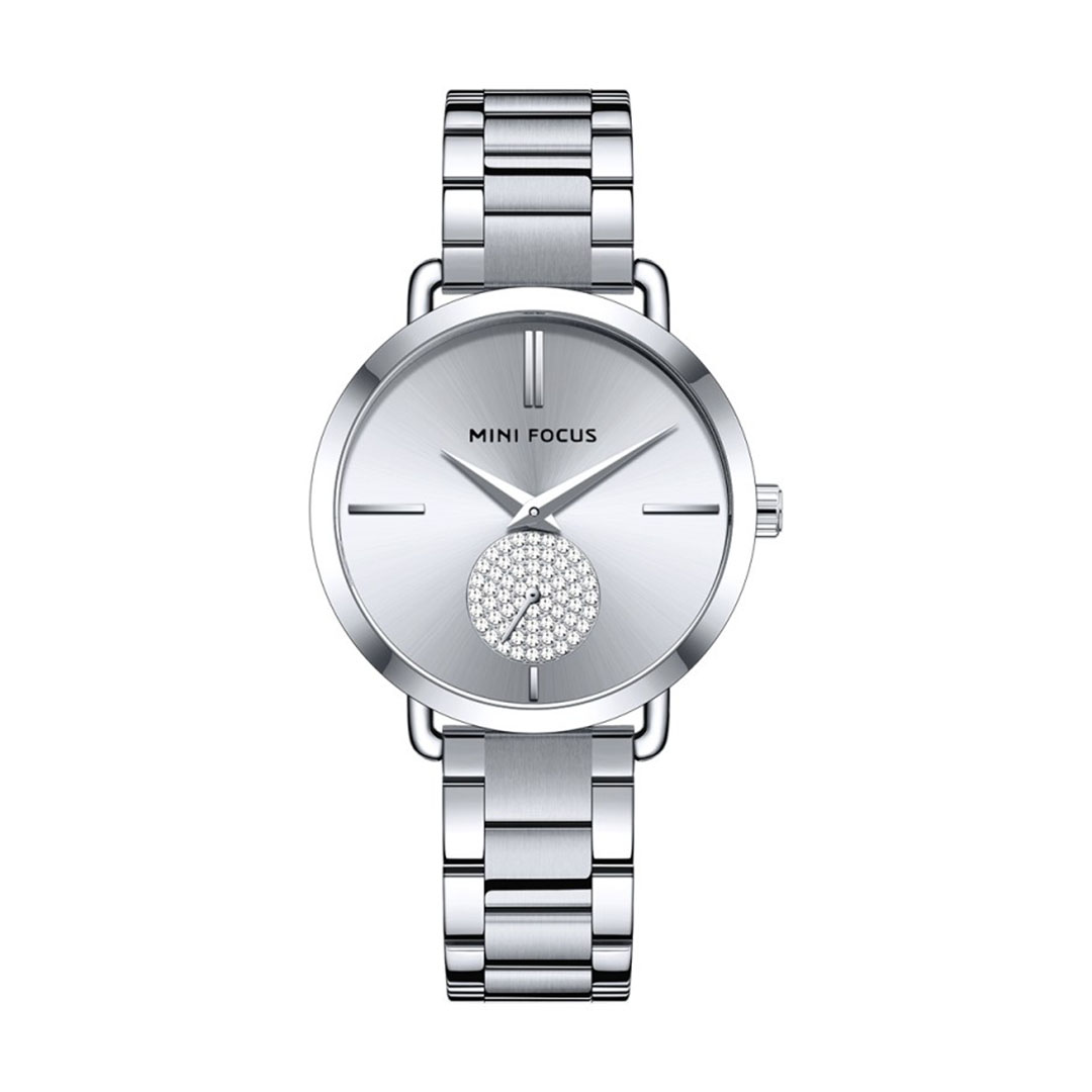 ساعة حريمي كوارتز - فضي - MF0222L