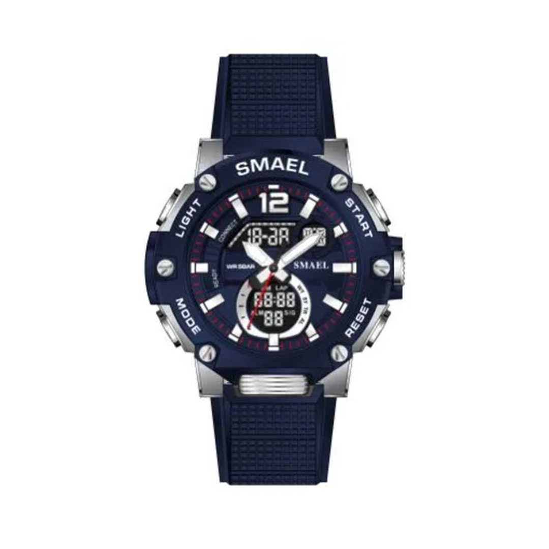 Smael ساعة رياضية رجالي - كحلي