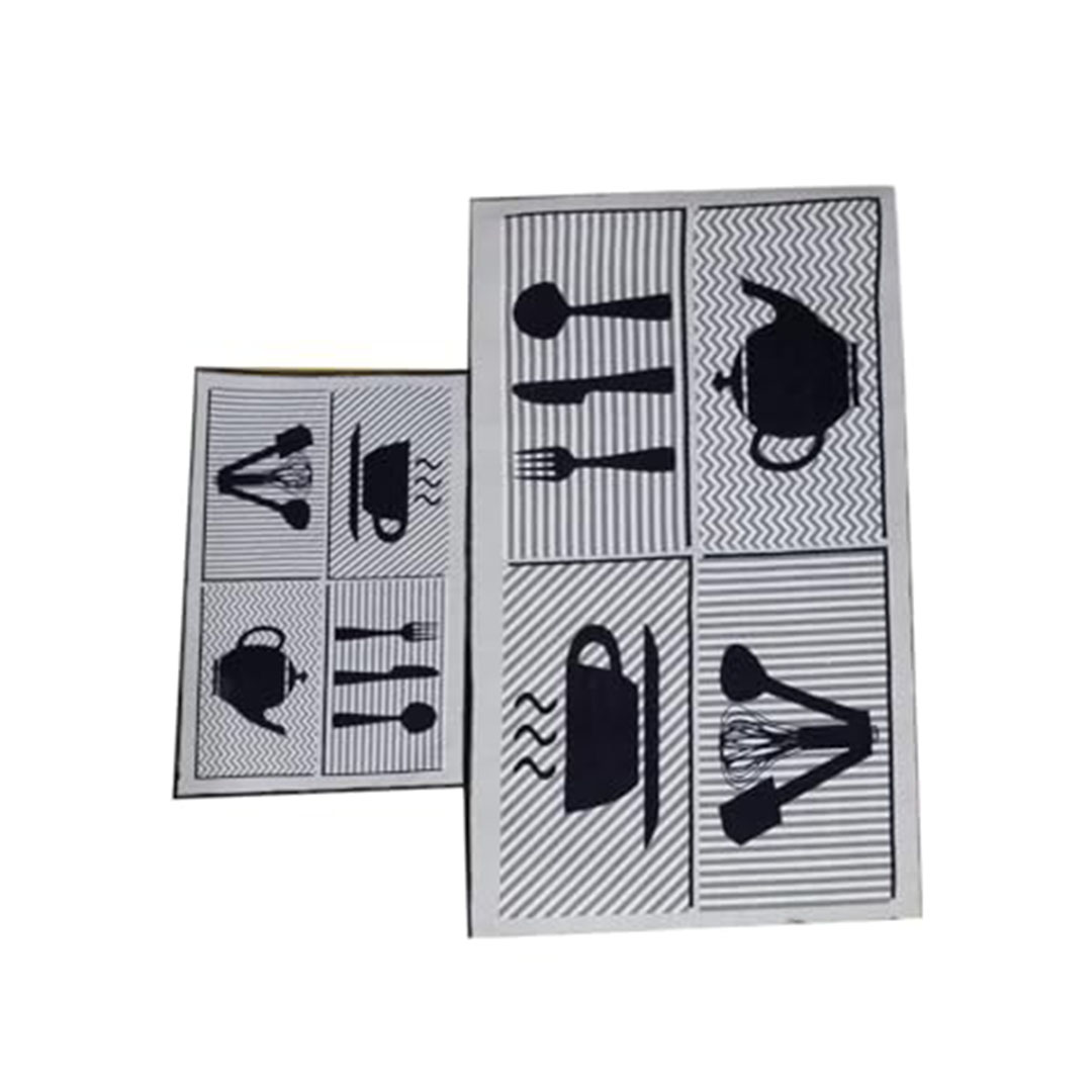 سجادات مطبخ نول - مقاومة للماء - 2 قطعة - B0FX13M332