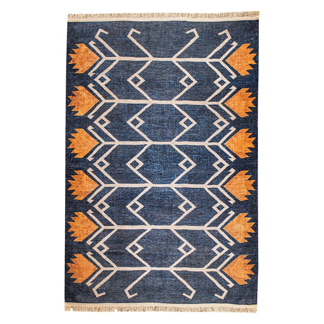 سجادة منسوجة ديجيتال - بدوي - كحلي