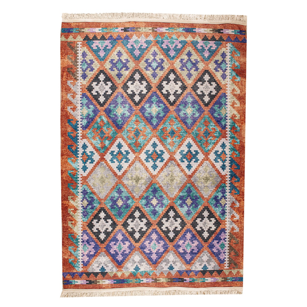 سجادة منسوجة ديجيتال - بدوي - متعددة الألوان