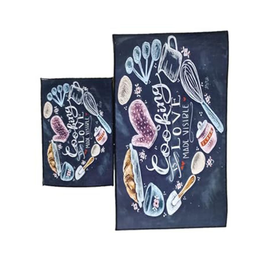 سجادات مطبخ نول - مقاومة للماء - 2 قطعة - B0FX12D77N