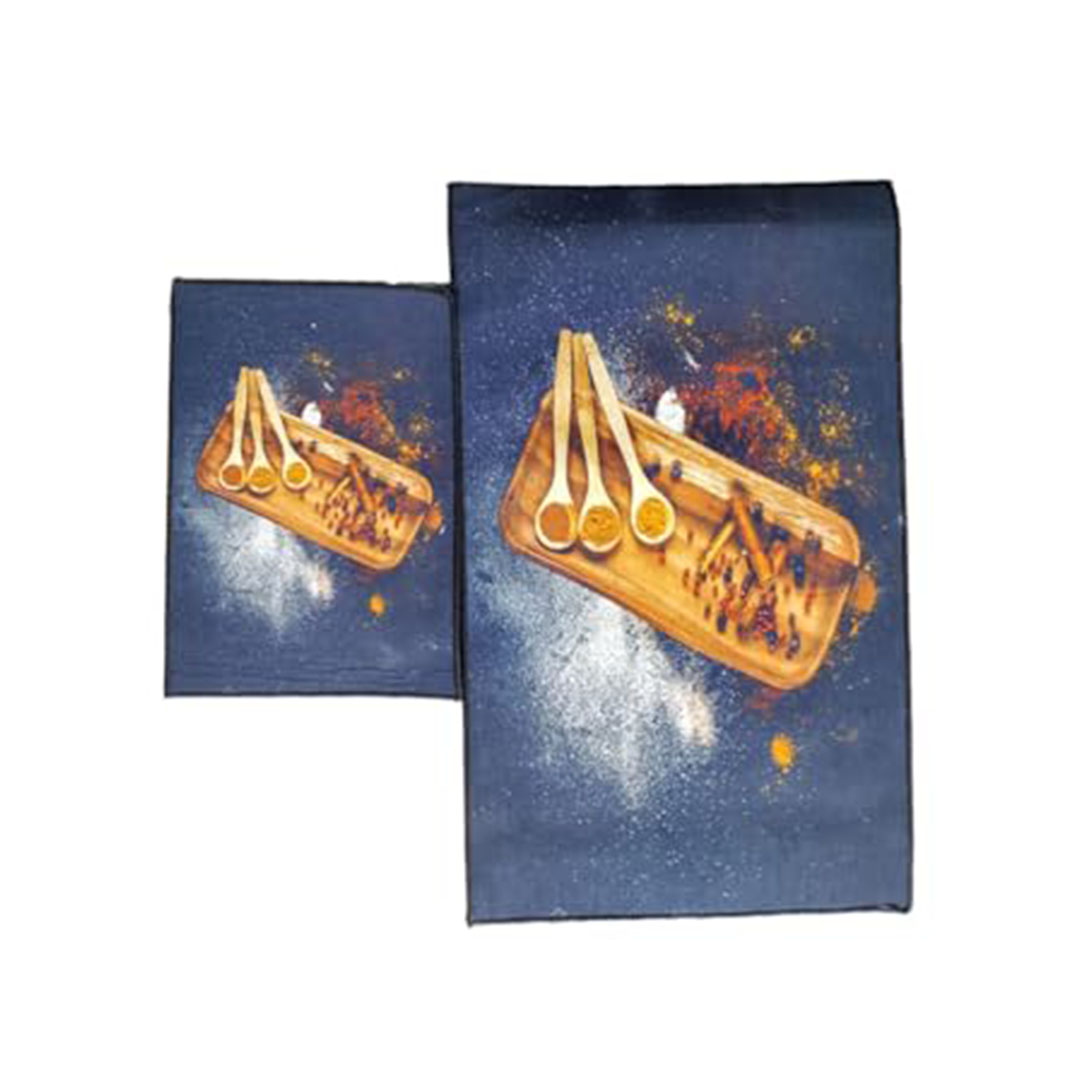 سجادات مطبخ نول - مقاومة للماء - 2 قطعة - B0FX13CV3T