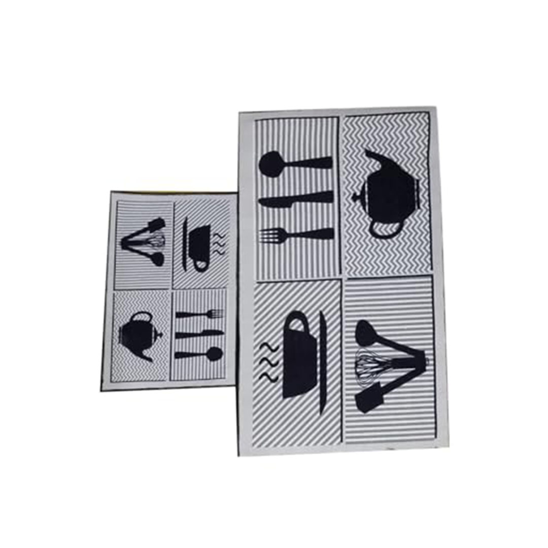 سجادات مطبخ نول - مقاومة للماء - 2 قطعة - B0FX13M332