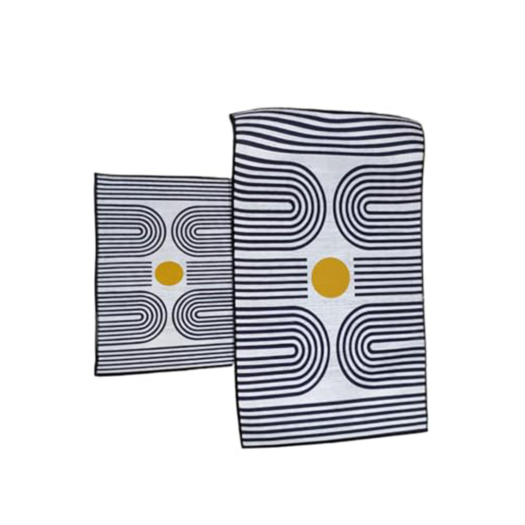 سجادات مطبخ نول - مقاومة للماء - 2 قطعة - B0FX13WVYY