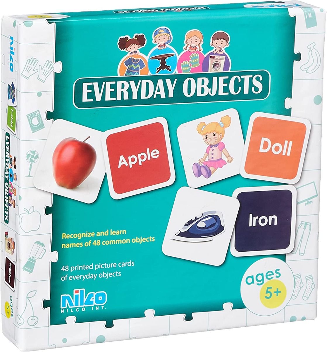 كروت تعليمية - الأشياء - 48 قطعة