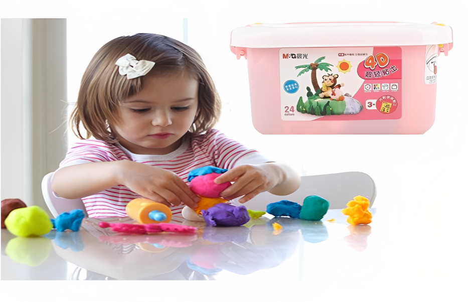 صلصال غير سام - 24 لون