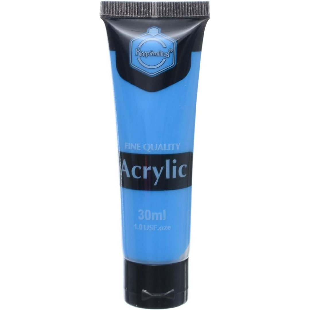 مجموعة ألوان أكريليك فلورسنت من كيب سمايلينج - 6 ألوان