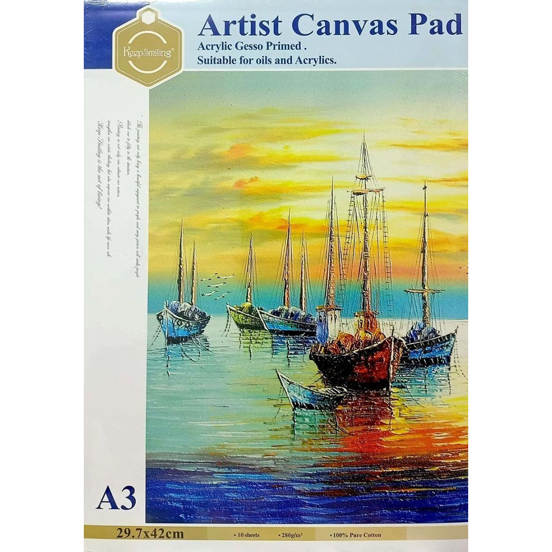 دفرة رسم إس آند إيه غلاف قطني - 10 أوراق A3 - رقم A3-0