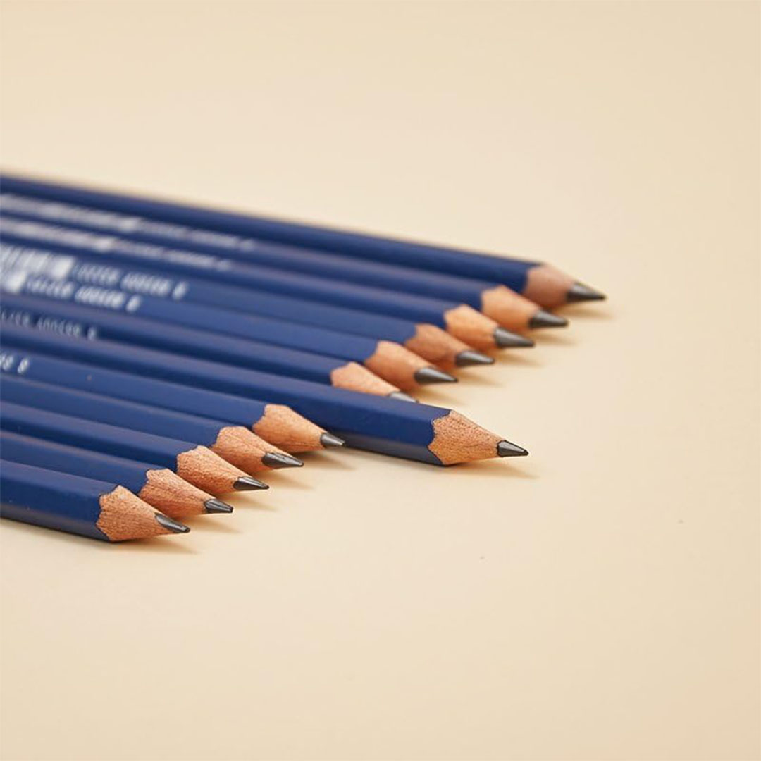 قلم رصاص إم آند جي تشينقوانغ خشبي سداسي 2B - AWP357B0