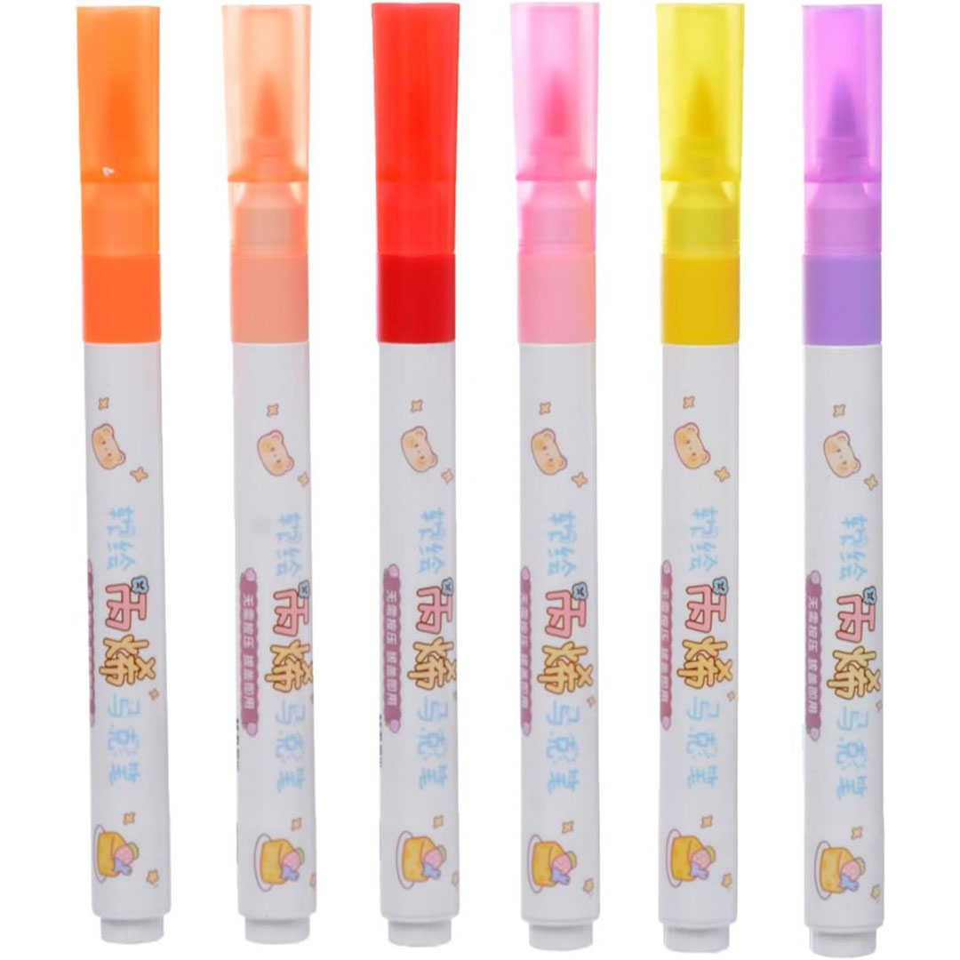 مجموعة ألوان أكريليك إم آند جي 6 ألوان موديل 8061